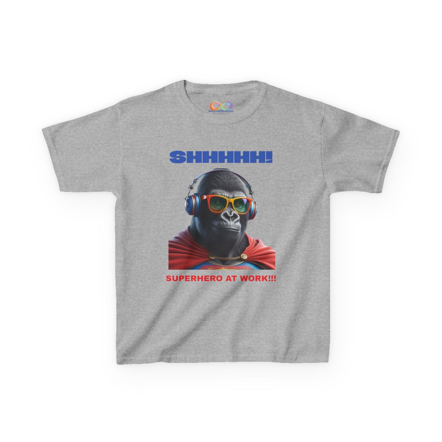 Boys Cotton Tee – Superhero Energy Edition