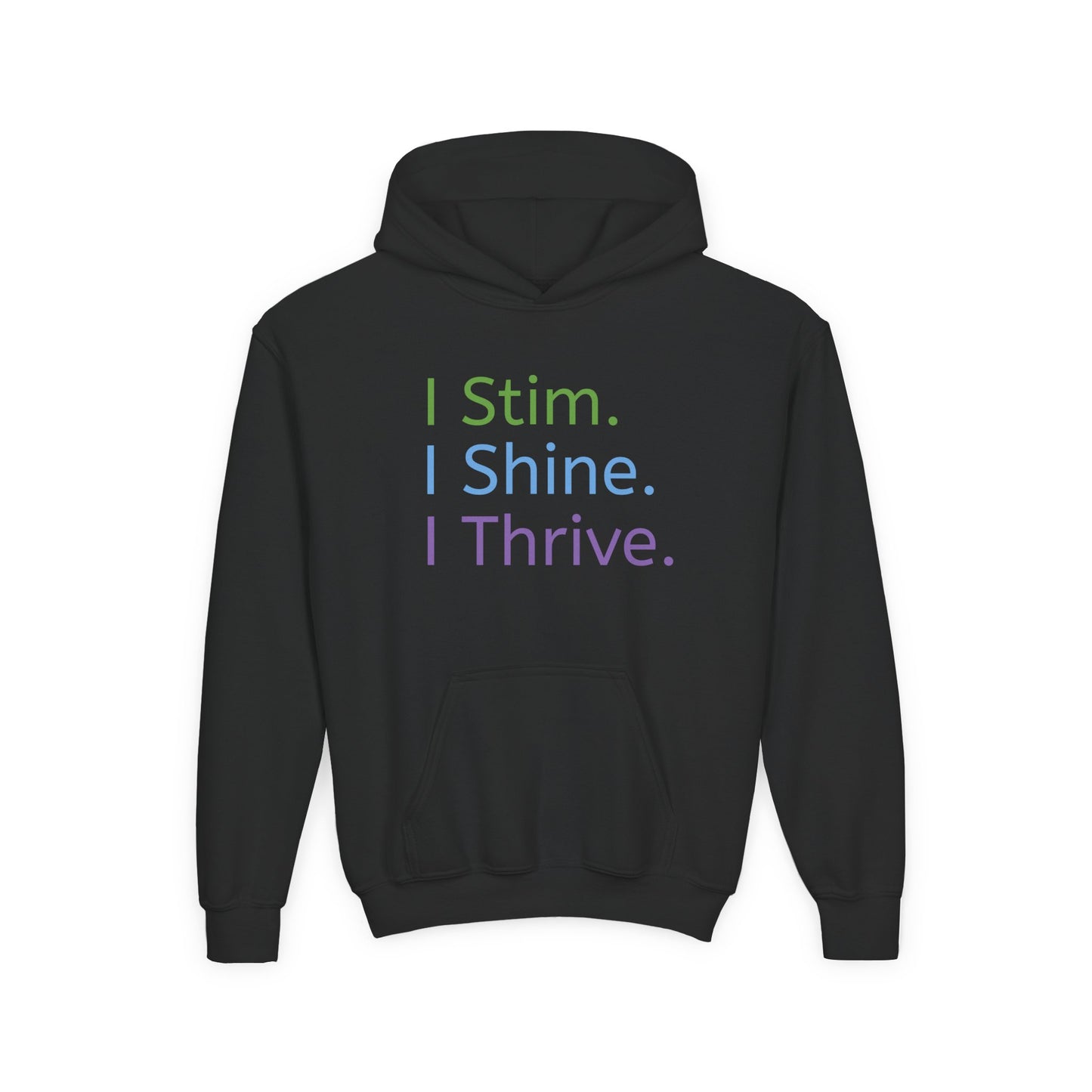 Empowerment Youth Hoodie – Cosy Cotton Sweatshirt for Neurodivergent Joy