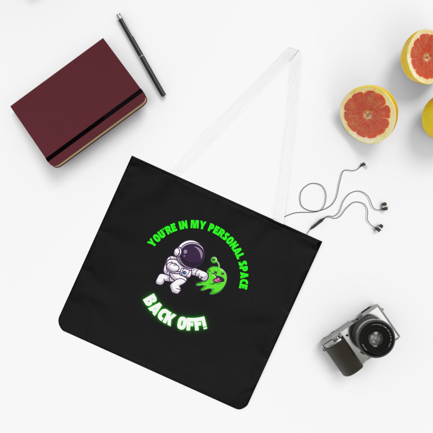Personal Space Shoulder Tote Bag - Back Off!
