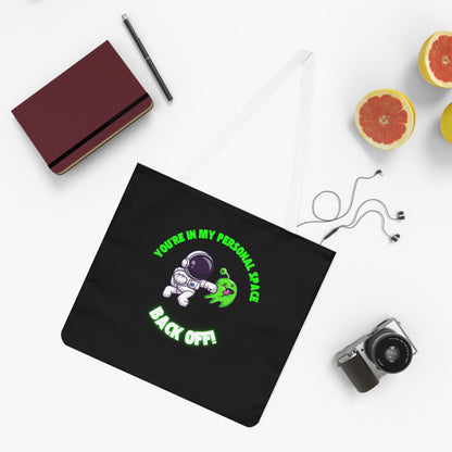 Personal Space Shoulder Tote Bag - Back Off!