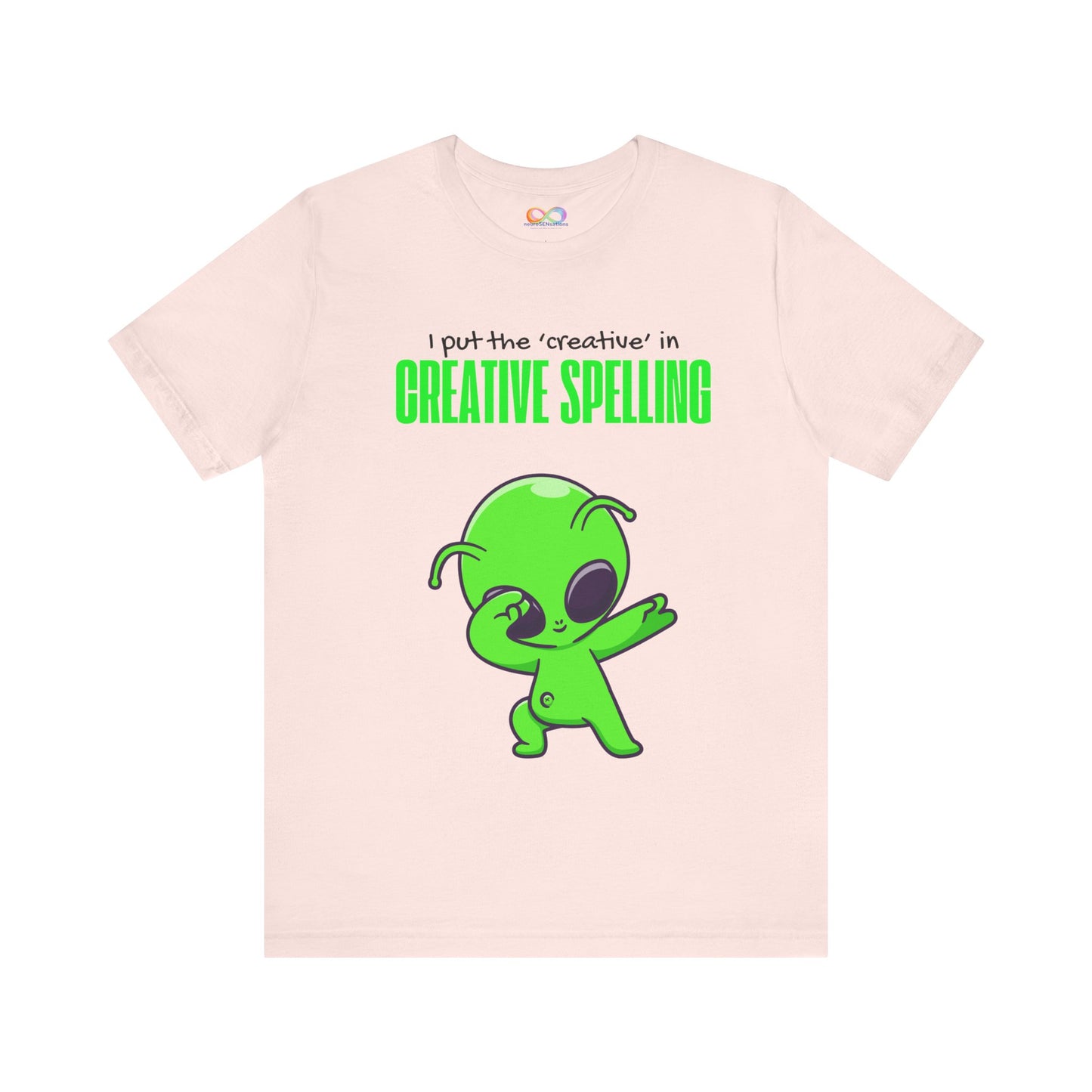 I Pur the 'creative' in creative spelling Unisex Jersey Tee