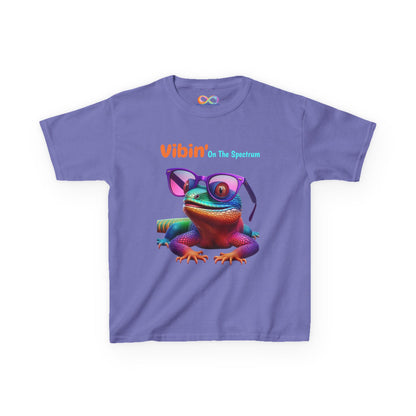 Vibin’ On The Spectrum Tee – Colourful Kids Graphic Shirt