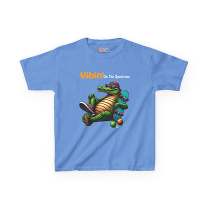 Vibin’ Kids Tee – Colourful Cotton T-Shirt for Neurodivergent Joy