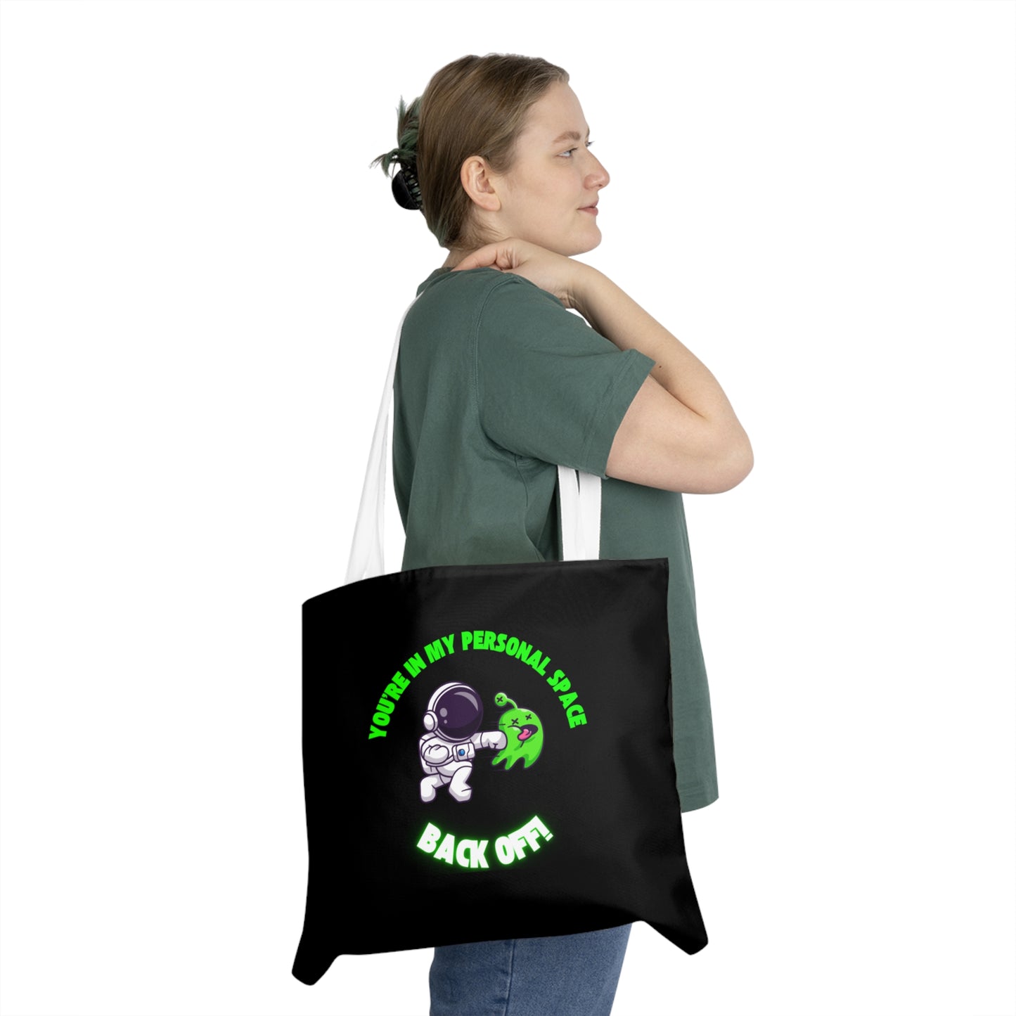 Personal Space Shoulder Tote Bag - Back Off!