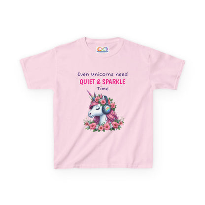 Unicorn Kids Tee – Colourful Cotton T-Shirt Celebrating Quiet Strength & Neurodivergent Joy