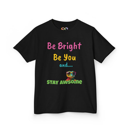 Be Bright Kids Tee – Colourful Cotton Shirt for Everyday Joy