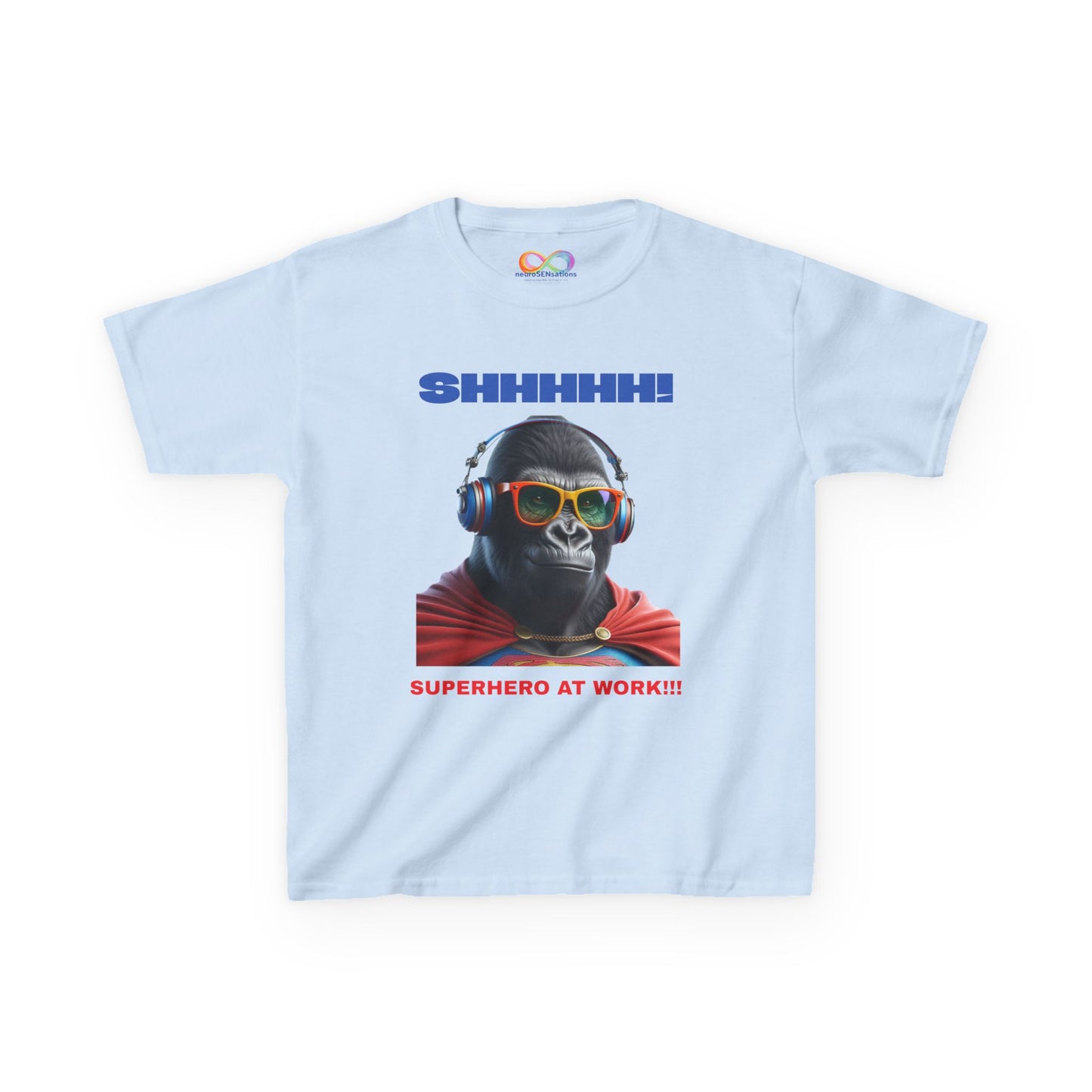 Boys Cotton Tee – Superhero Energy Edition