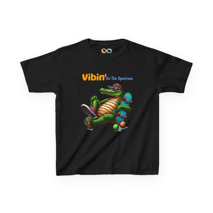 Vibin’ Kids Tee – Colourful Cotton T-Shirt for Neurodivergent Joy