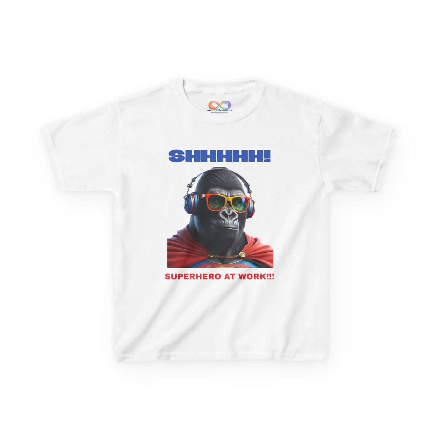 Boys Cotton Tee – Superhero Energy Edition