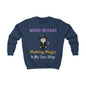 Word Wizard Kids Sweatshirt – Magical Cotton Blend Jumper