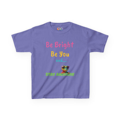 Be Bright Kids Tee – Colourful Cotton Shirt for Everyday Joy