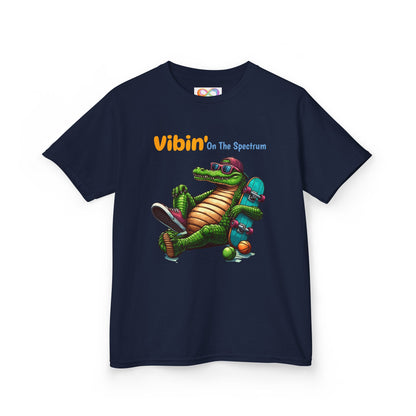 Vibin’ Kids Tee – Colourful Cotton T-Shirt for Neurodivergent Joy