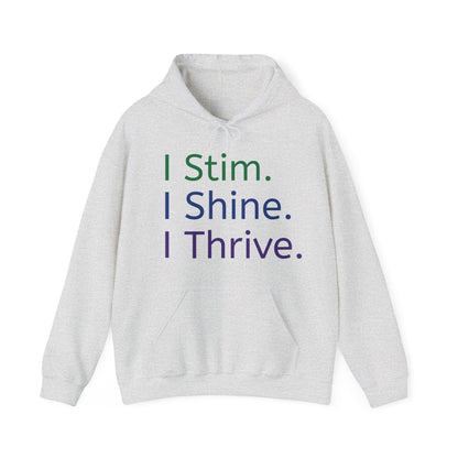 Empowerment Unisex Hoodie – Cosy Cotton Sweatshirt for Neurodivergent Joy
