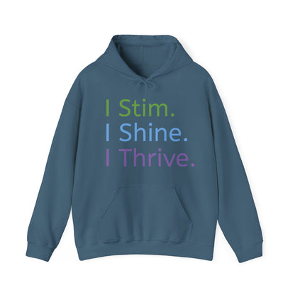 Empowerment Unisex Hoodie – Cosy Cotton Sweatshirt for Neurodivergent Joy