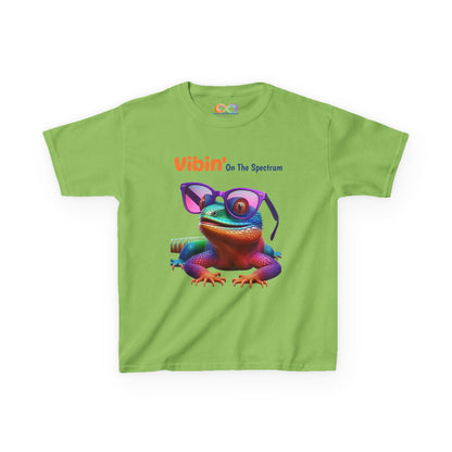 Vibin’ On The Spectrum Tee – Colourful Kids Graphic Shirt