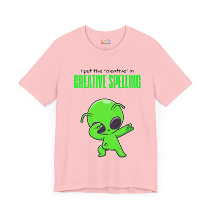 I Pur the 'creative' in creative spelling Unisex Jersey Tee