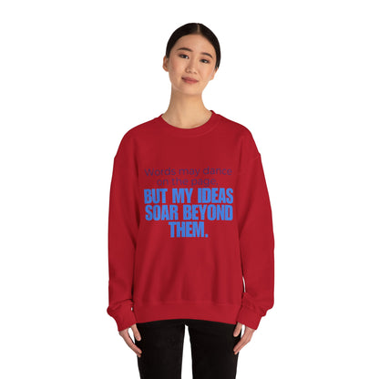 Creative Expression Crewneck – Unisex Cotton Sweatshirt Celebrating Neurodivergent Strength