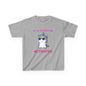 Unicorn Sparkle Mode Kids Tee – Colourful Cotton T-Shirt for Neurodivergent Joy