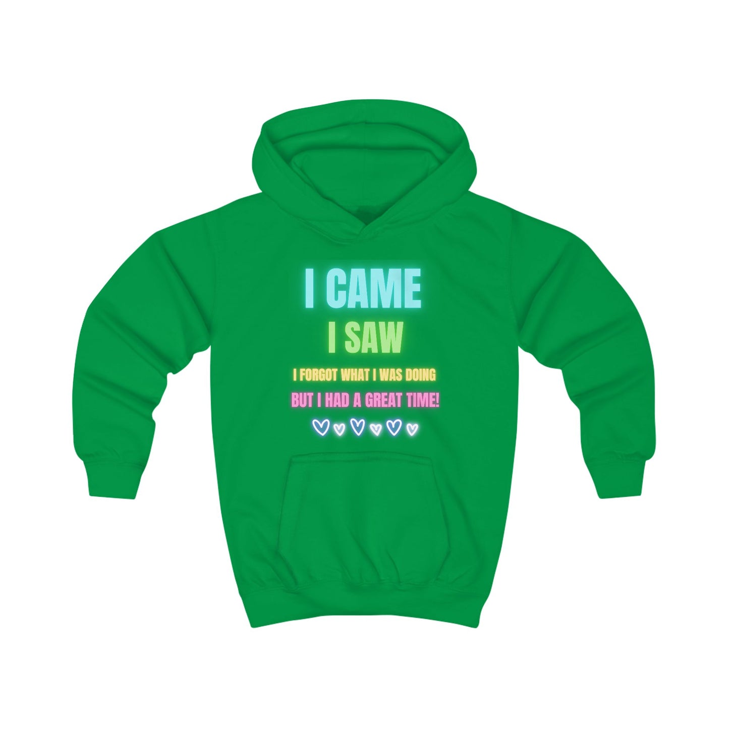 Bright Kids Hoodie with Fun Quote