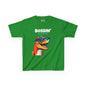 Dino Boss Kids Tee – Colourful Cotton T-Shirt for Neurodivergent Joy
