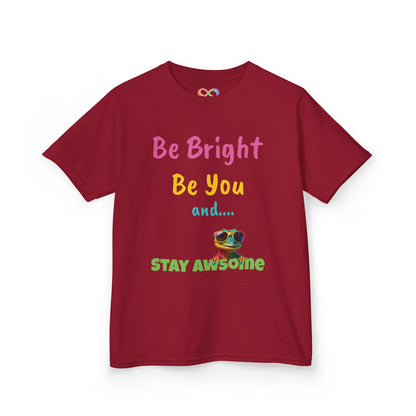 Be Bright Kids Tee – Colourful Cotton Shirt for Everyday Joy
