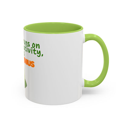 Pure Genius Mug – 11oz Accent Ceramic Drinkware