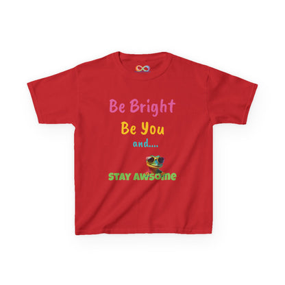 Be Bright Kids Tee – Colourful Cotton Shirt for Everyday Joy
