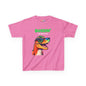 Dino Boss Kids Tee – Colourful Cotton T-Shirt for Neurodivergent Joy