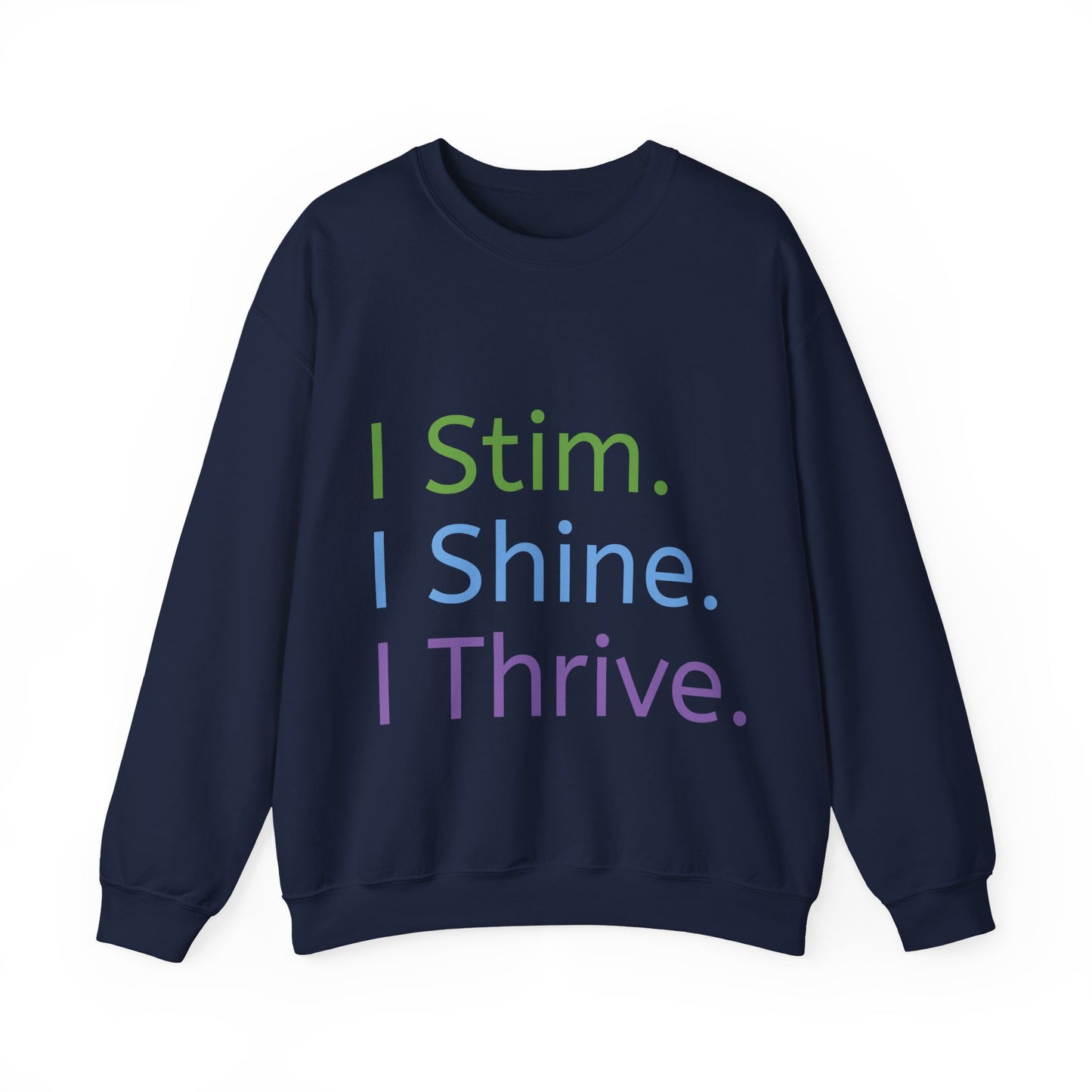 Empowerment Unisex Crewneck – Cosy Cotton Sweatshirt for Neurodivergent Joy