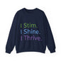Empowerment Unisex Crewneck – Cosy Cotton Sweatshirt for Neurodivergent Joy