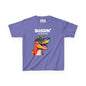 Dino Boss Kids Tee – Colourful Cotton T-Shirt for Neurodivergent Joy