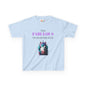 Girls Unicorn Ear Defender Tee – Colourful Cotton T-Shirt for Neurodivergent Joy