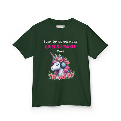 Unicorn Kids Tee – Colourful Cotton T-Shirt Celebrating Quiet Strength & Neurodivergent Joy