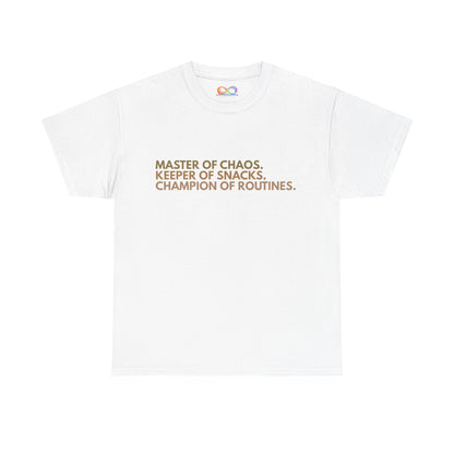 Master of Chaos Tee – Unisex Cotton Statement Shirt