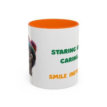 Smile Instead Mug – Colourful Ceramic Cup for Kindness & Neurodivergent Awareness