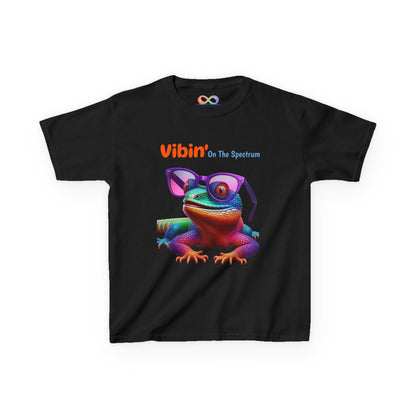 Vibin’ On The Spectrum Tee – Colourful Kids Graphic Shirt
