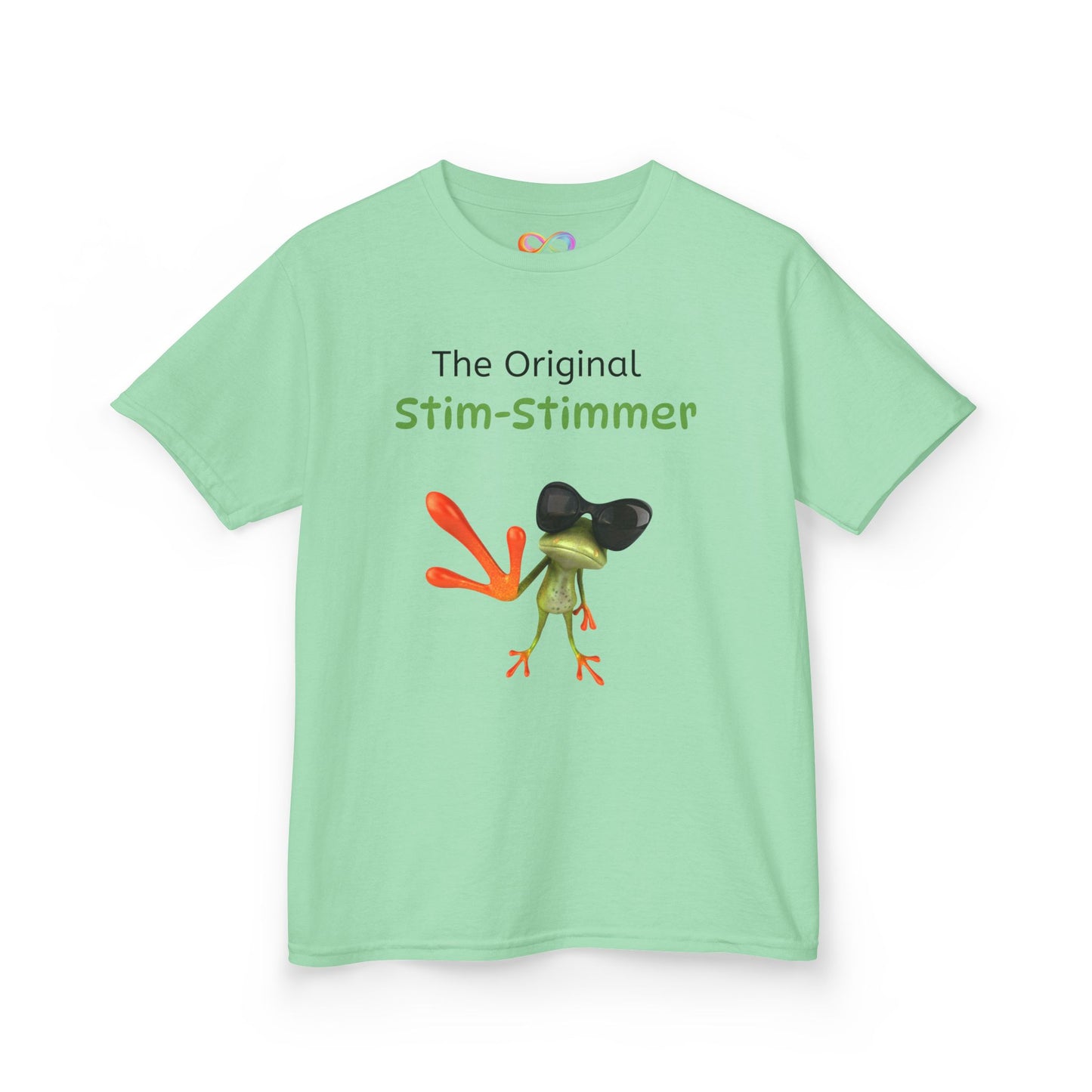 Stim-Stimmer Kids Tee – Colourful Cotton T-Shirt for Neurodivergent Joy