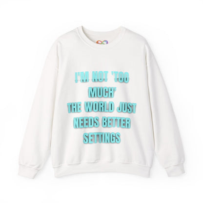 Better Settings Crewneck – Unisex Heavy Blend Sweatshirt