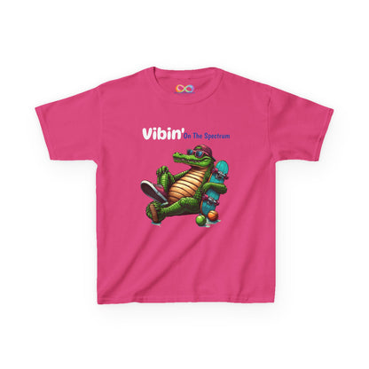 Vibin’ Kids Tee – Colourful Cotton T-Shirt for Neurodivergent Joy