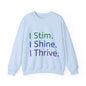 Empowerment Unisex Crewneck – Cosy Cotton Sweatshirt for Neurodivergent Joy