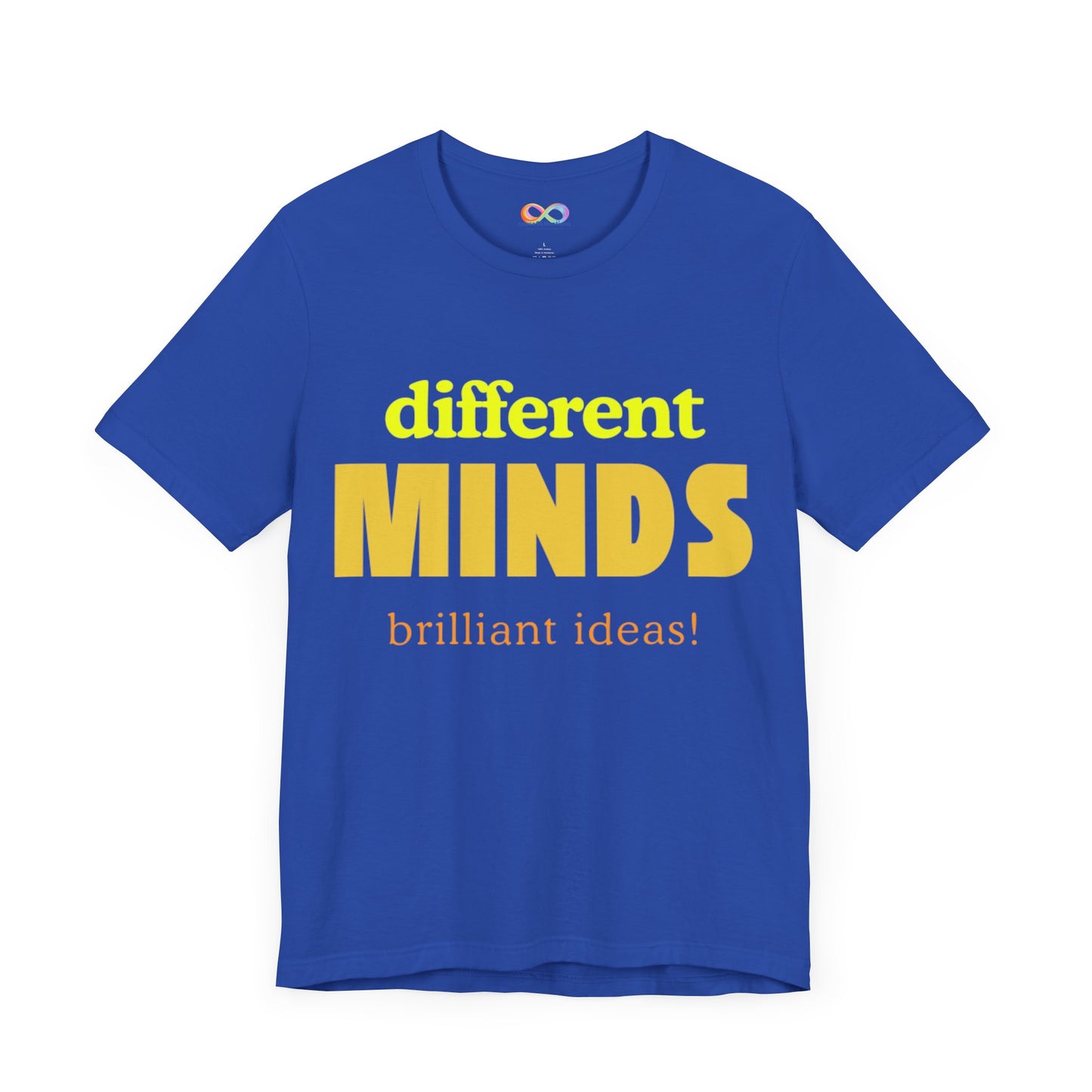 Different Minds- Brilliant Ideas Tee: Unisex Jersey Short Sleeve Shirt
