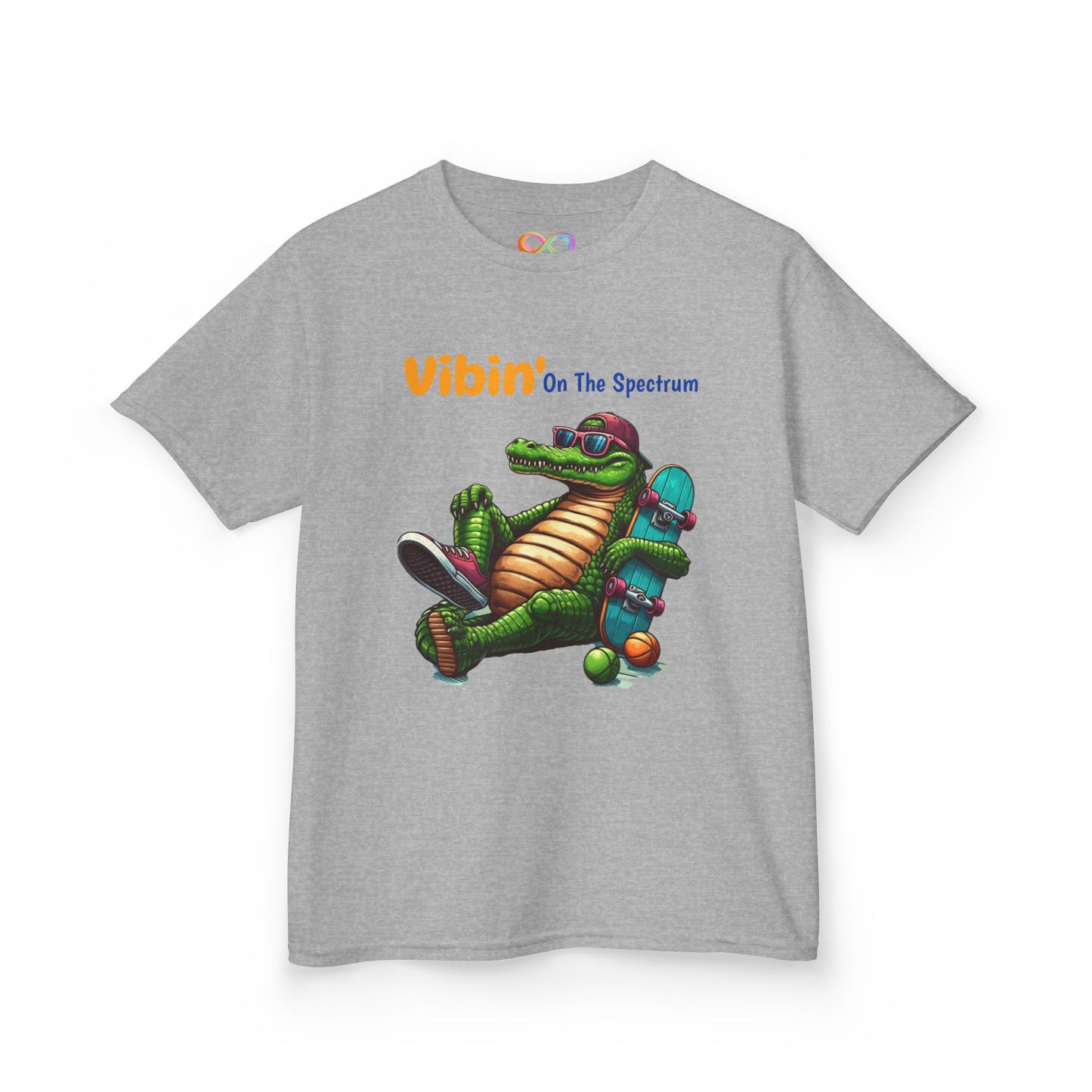 Vibin’ Kids Tee – Colourful Cotton T-Shirt for Neurodivergent Joy