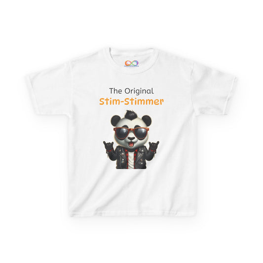Panda Kids Tee – Colourful Cotton T-Shirt Celebrating Neurodivergent Movement & Joy