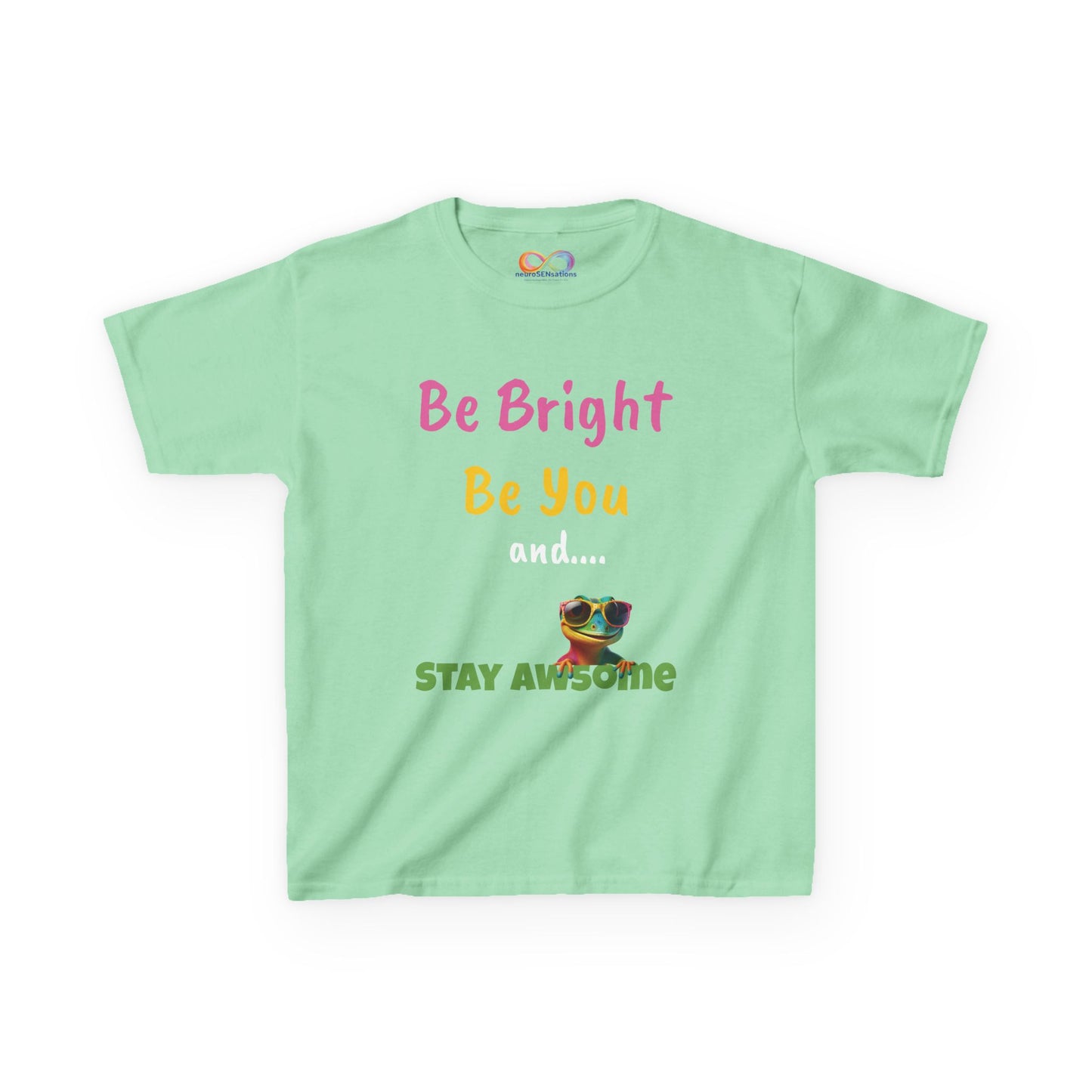 Be Bright Kids Tee – Colourful Cotton Shirt for Everyday Joy