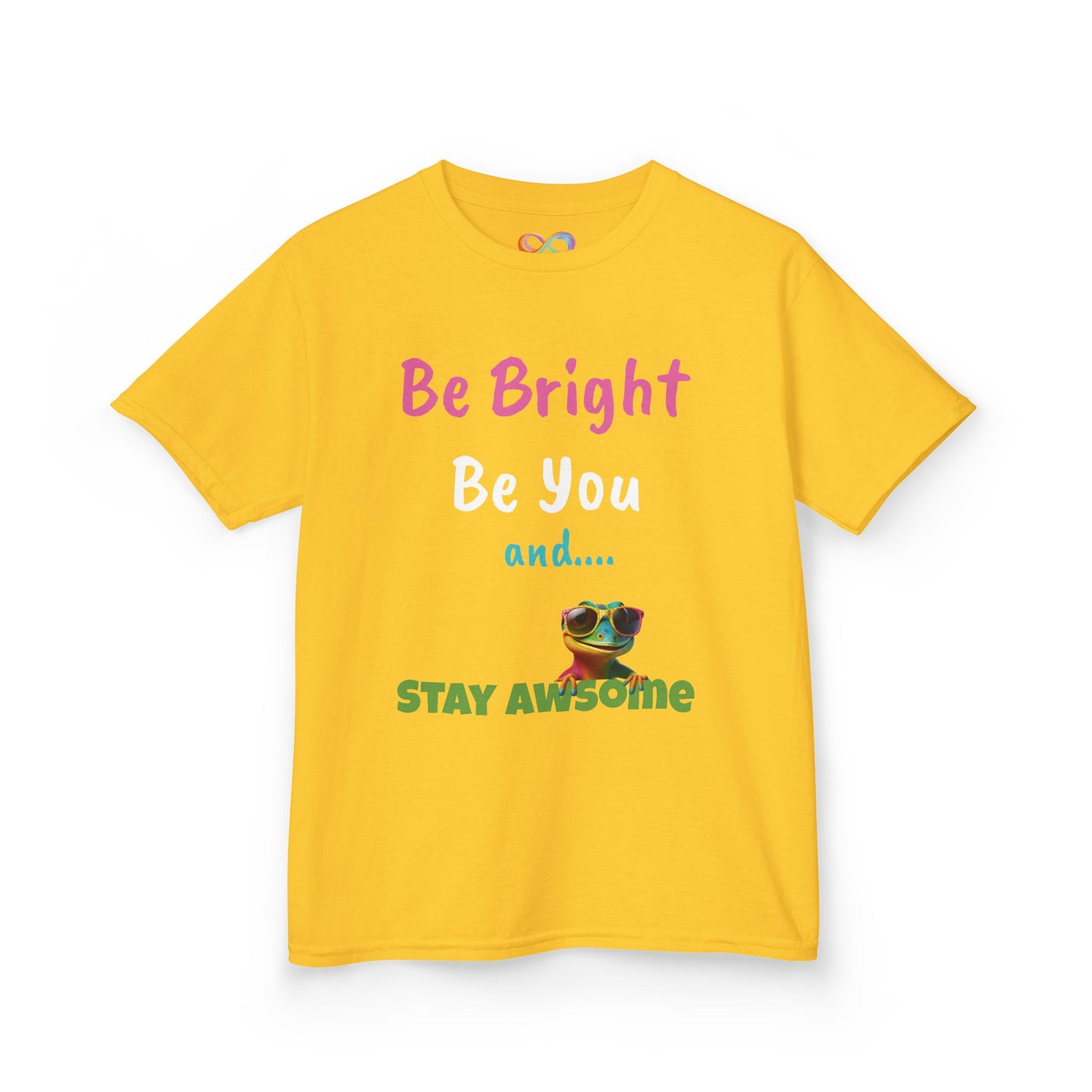 Be Bright Kids Tee – Colourful Cotton Shirt for Everyday Joy