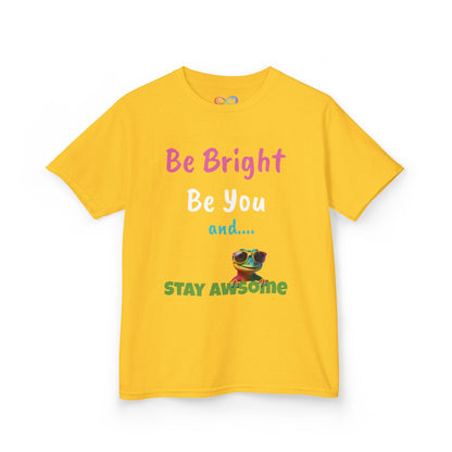 Be Bright Kids Tee – Colourful Cotton Shirt for Everyday Joy