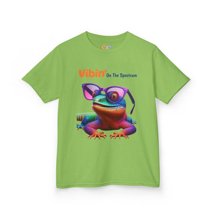 Vibin’ On The Spectrum Tee – Colourful Kids Graphic Shirt