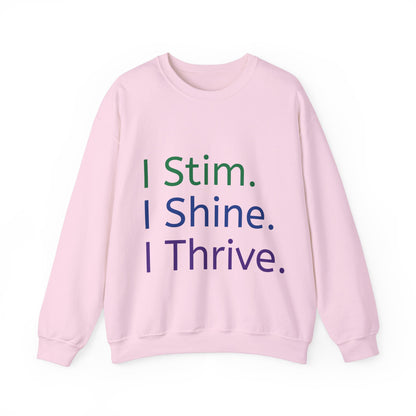 Empowerment Unisex Crewneck – Cosy Cotton Sweatshirt for Neurodivergent Joy