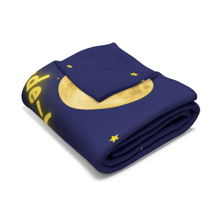 Space Adventure Fleece Blanket – Cozy Polyester Throw for Kids & Neurodivergent Joy