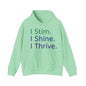 Empowerment Unisex Hoodie – Cosy Cotton Sweatshirt for Neurodivergent Joy